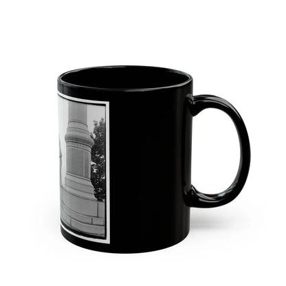 Statue Of Confederate Cannoneer On 3rd Maryland Infantry, U.S.A. & Latrobe's Battery, C.S.A. Monument, Chattanooga, Tennessee (U.S. Civil War) Black Coffee Mug-Go Mug Yourself