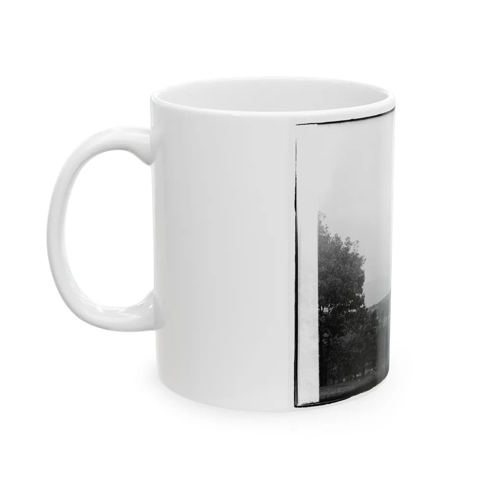 Statue Of Confederate Cannoneer On 3rd Maryland Infantry, U.S.A. & Latrobe's Battery, C.S.A. Monument, Chattanooga, Tennessee (U.S. Civil War) White Coffee Mug-Go Mug Yourself