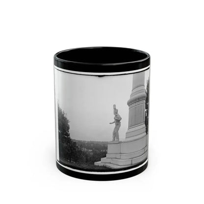 Statue Of Confederate Cannoneer On 3rd Maryland Infantry, U.S.A. & Latrobe's Battery, C.S.A. Monument, Chattanooga, Tennessee (U.S. Civil War) Black Coffee Mug 11oz - Go Mug Yourself