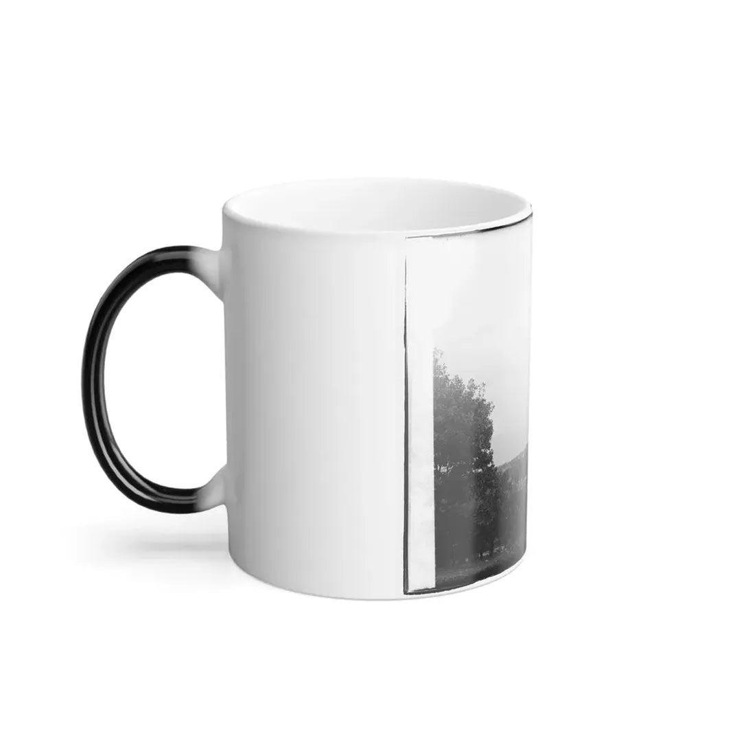 Statue of Confederate Cannoneer on 3Rd Maryland Infantry, U.S.A. & Latrobe's Battery, C.S.A. Monument, Chattanooga, Tennessee (U.S. Civil War) Color Changing Coffee Mug 11oz - Go Mug Yourself