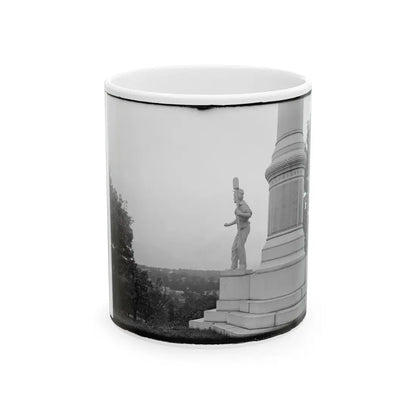 Statue Of Confederate Cannoneer On 3rd Maryland Infantry, U.S.A. & Latrobe's Battery, C.S.A. Monument, Chattanooga, Tennessee (U.S. Civil War) White Coffee Mug 11oz - Go Mug Yourself