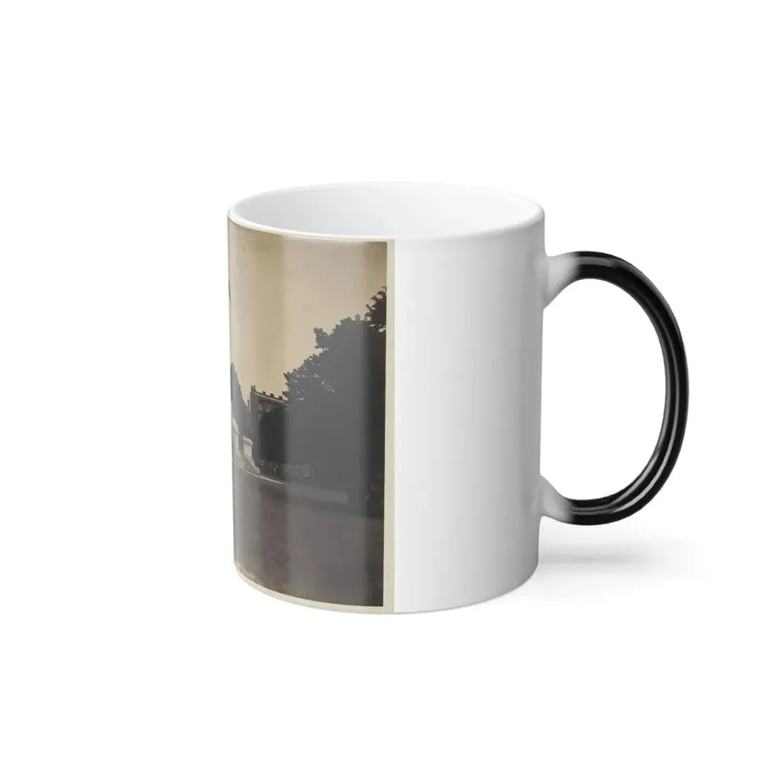 Statue of George Washington on Horseback on Top of a Monument in the Capitol Square Area of Richmond, Virginia (U.S. Civil War) Color Changing Coffee Mug 11oz - Go Mug Yourself