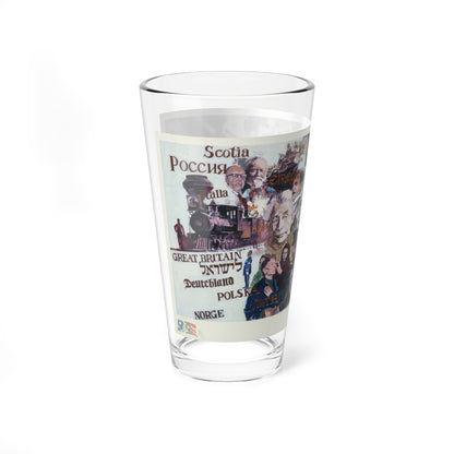 Statue of Libery (Magazine Illustration) Pint Glass 16oz-Go Mug Yourself