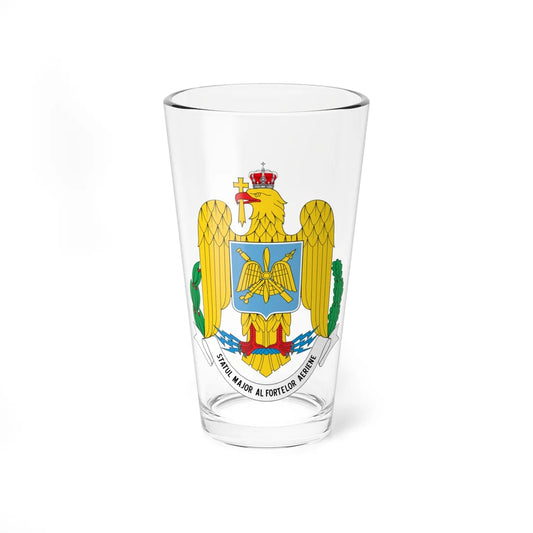Statul Major al Fortelor Aeriene (Oman) (Coat of Arms) Pint Glass 16oz 16oz - Go Mug Yourself