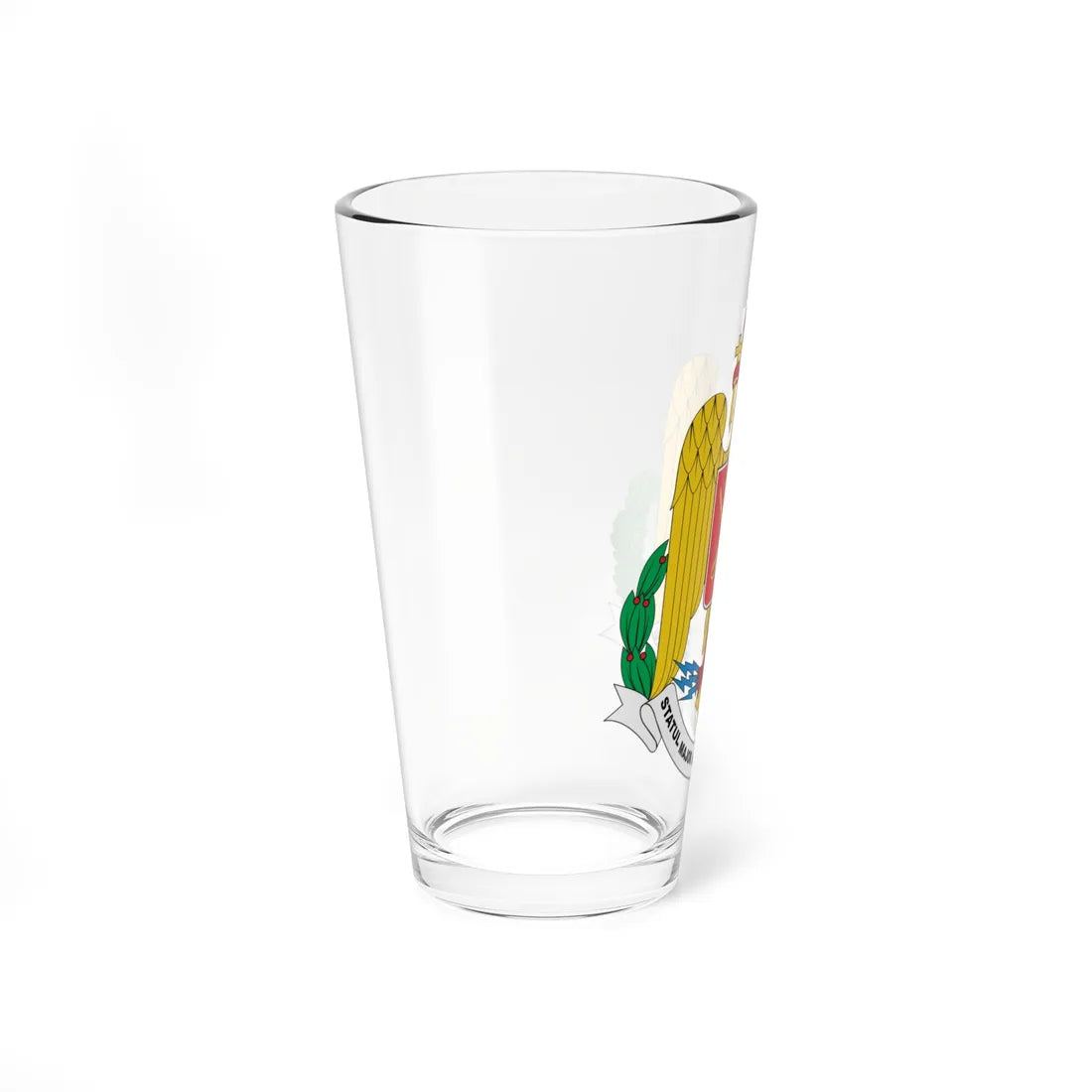 Statul major al fortelor terestre (Oman) (Coat of Arms) Pint Glass 16oz - Go Mug Yourself