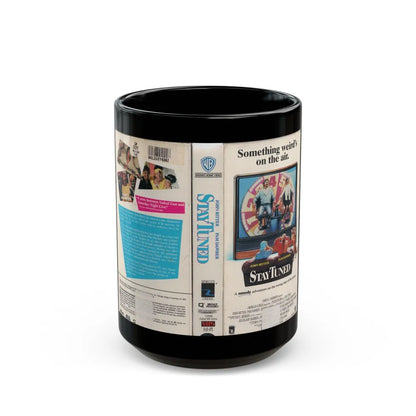 STAY TUNED (VHS COVER) - Black Coffee Mug-15oz-Go Mug Yourself