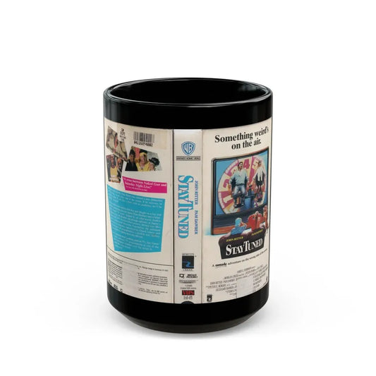 STAY TUNED (VHS COVER) - Black Coffee Mug 15oz - Go Mug Yourself