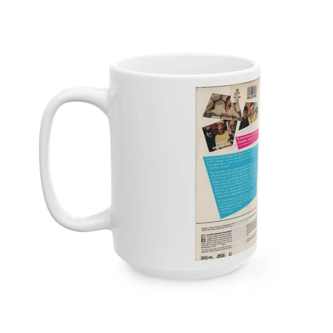 STAY TUNED (VHS COVER) - White Coffee Mug - Go Mug Yourself