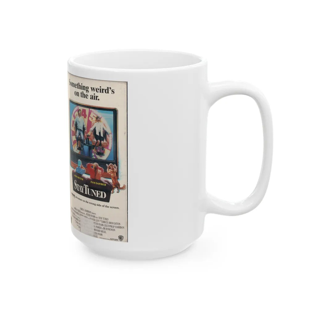 STAY TUNED (VHS COVER) - White Coffee Mug-Go Mug Yourself