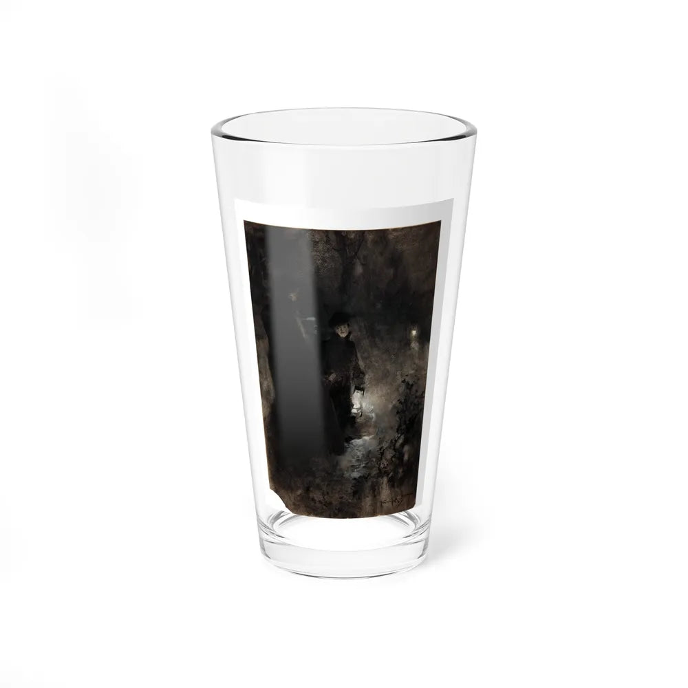 Steady Light Pulp Illustration (Magazine Illustration) Pint Glass 16oz-16oz-Go Mug Yourself