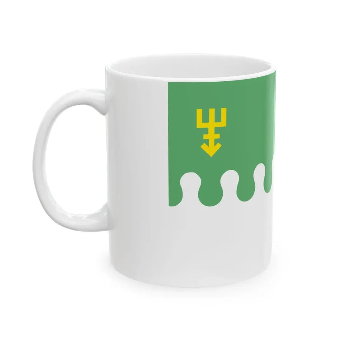 Steag raionul edinet (Moldova) White Coffee Mug - Go Mug Yourself
