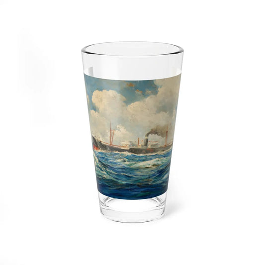 Steamer Ship, 1929 (Magazine Illustration) Pint Glass 16oz 16oz - Go Mug Yourself