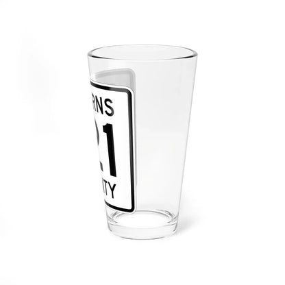 Stearns County Route 121 (Minnesota) (Road Sign) Pint Glass 16oz - Go Mug Yourself