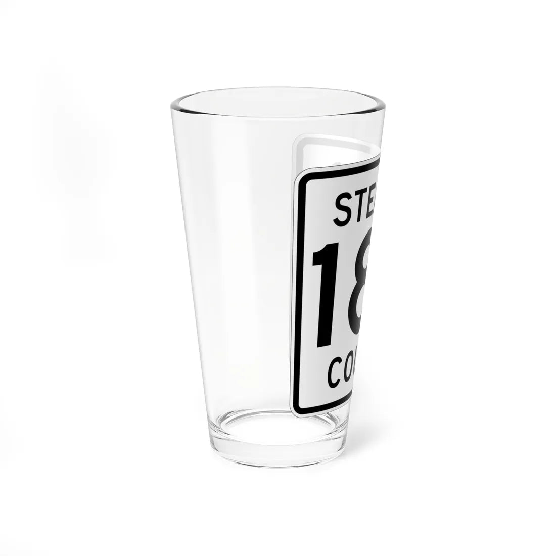 Stearns County Route 185 (Minnesota) (Road Sign) Pint Glass 16oz - Go Mug Yourself