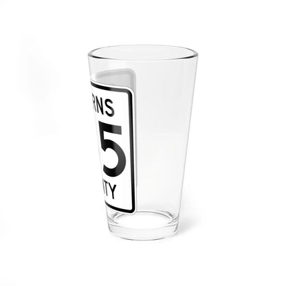 Stearns County Route 185 (Minnesota) (Road Sign) Pint Glass 16oz - Go Mug Yourself