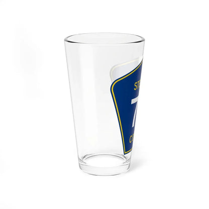 Stearns County Route 75 (Minnesota) (Road Sign) Pint Glass 16oz - Go Mug Yourself