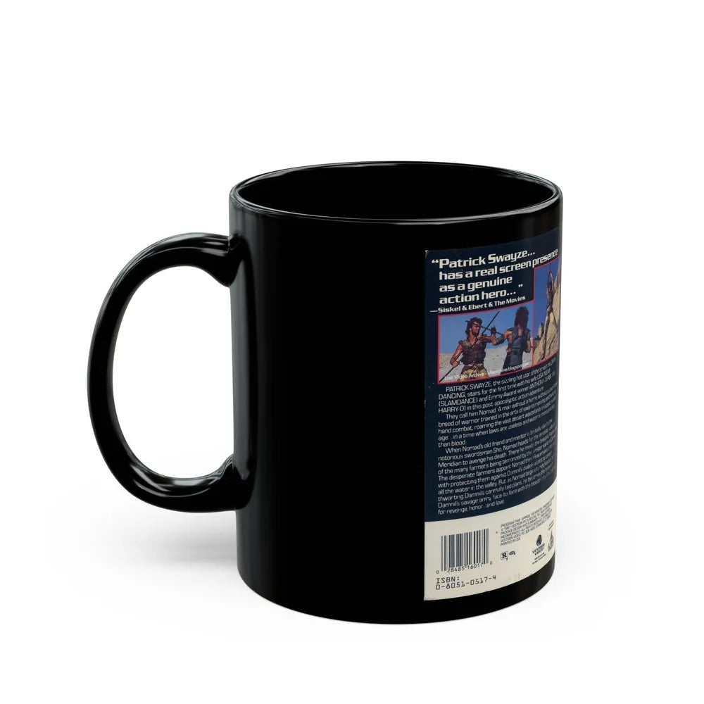 STEEL DAWN (VHS COVER) - Black Coffee Mug-Go Mug Yourself