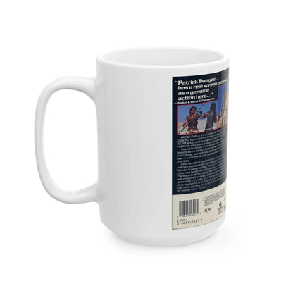 STEEL DAWN (VHS COVER) - White Coffee Mug - Go Mug Yourself