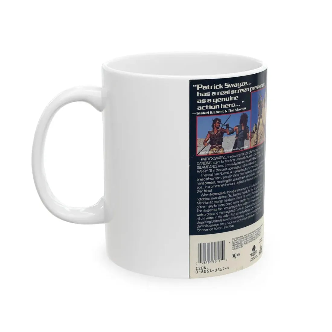 STEEL DAWN (VHS COVER) - White Coffee Mug - Go Mug Yourself