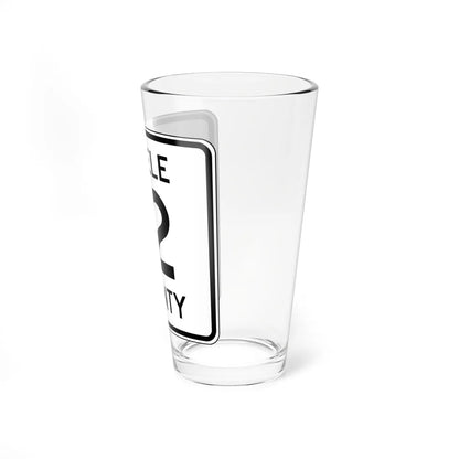 Steele County Route 12 MN (Minnesota) (Road Sign) Pint Glass 16oz - Go Mug Yourself