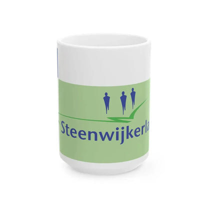 Steenwijkerland vlag (Netherlands) White Coffee Mug 15oz - Go Mug Yourself