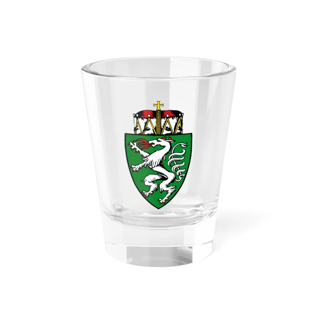 Steiermark Wappen (Austria) (Coat of Arms) Shot Glass 1.5oz 1.5oz - Go Mug Yourself