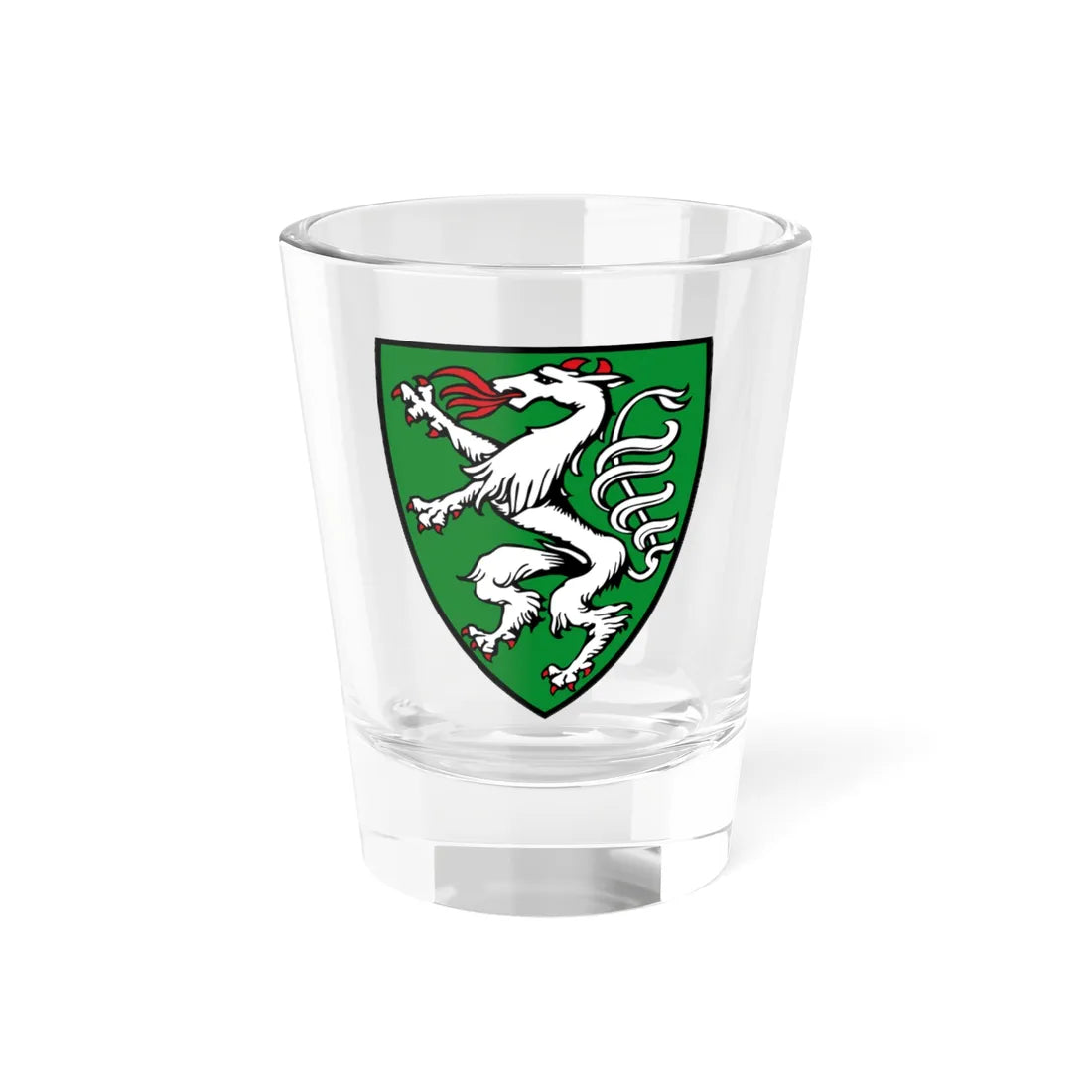 Steiermark Wappen shield (Austria) (Coat of Arms) Shot Glass 1.5oz 1.5oz - Go Mug Yourself