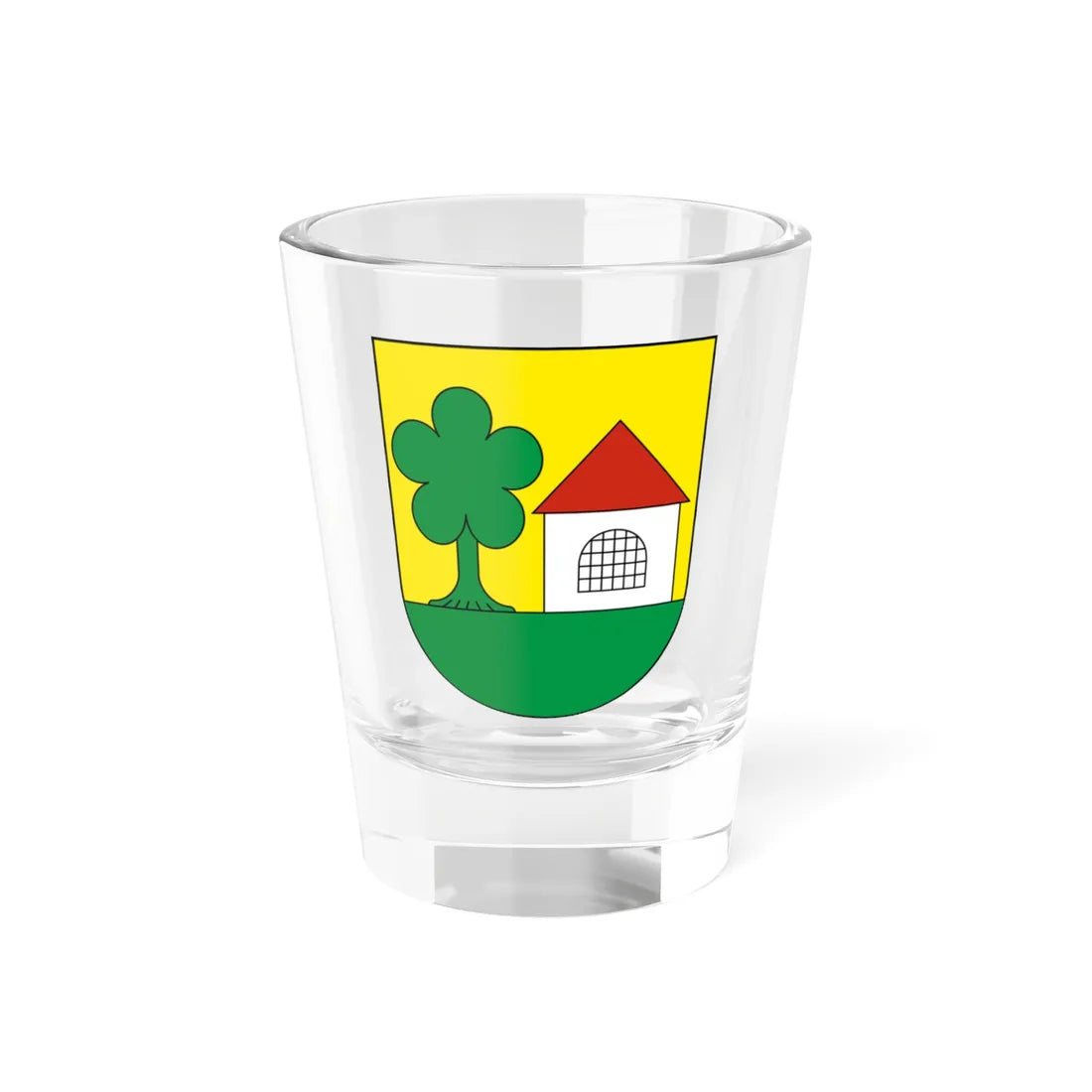 Steinerberg-blazon (Switzerland) (Coat of Arms) Shot Glass 1.5oz 1.5oz - Go Mug Yourself