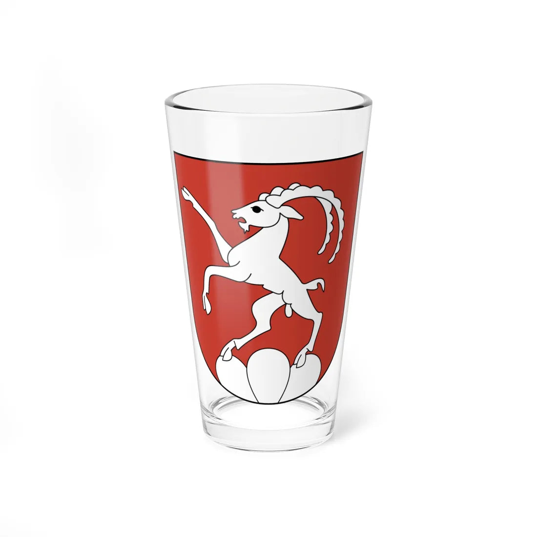 Steinmaur-blazon (Switzerland) (Coat of Arms) Pint Glass 16oz 16oz - Go Mug Yourself