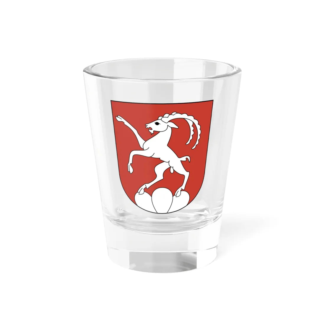 Steinmaur-blazon (Switzerland) (Coat of Arms) Shot Glass 1.5oz 1.5oz - Go Mug Yourself