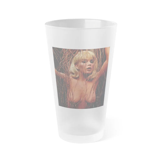 Stella Stevens #162 - Topless (Vintage Female Icon) Frosted Pint Glass 16oz-16oz-Frosted-Go Mug Yourself