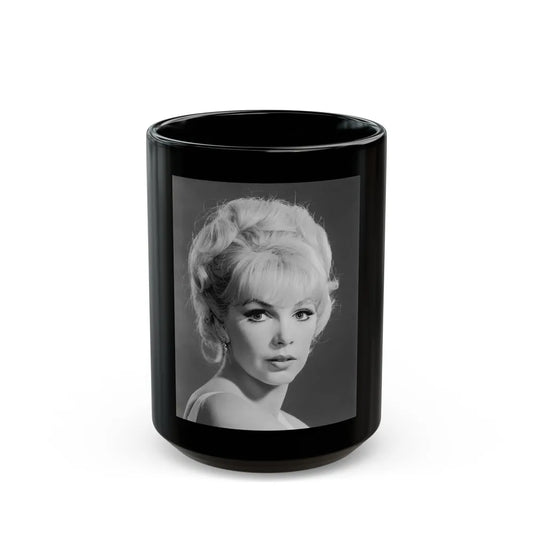 Stella Stevens #208 (Vintage Female Icon) Black Coffee Mug-15oz-Go Mug Yourself