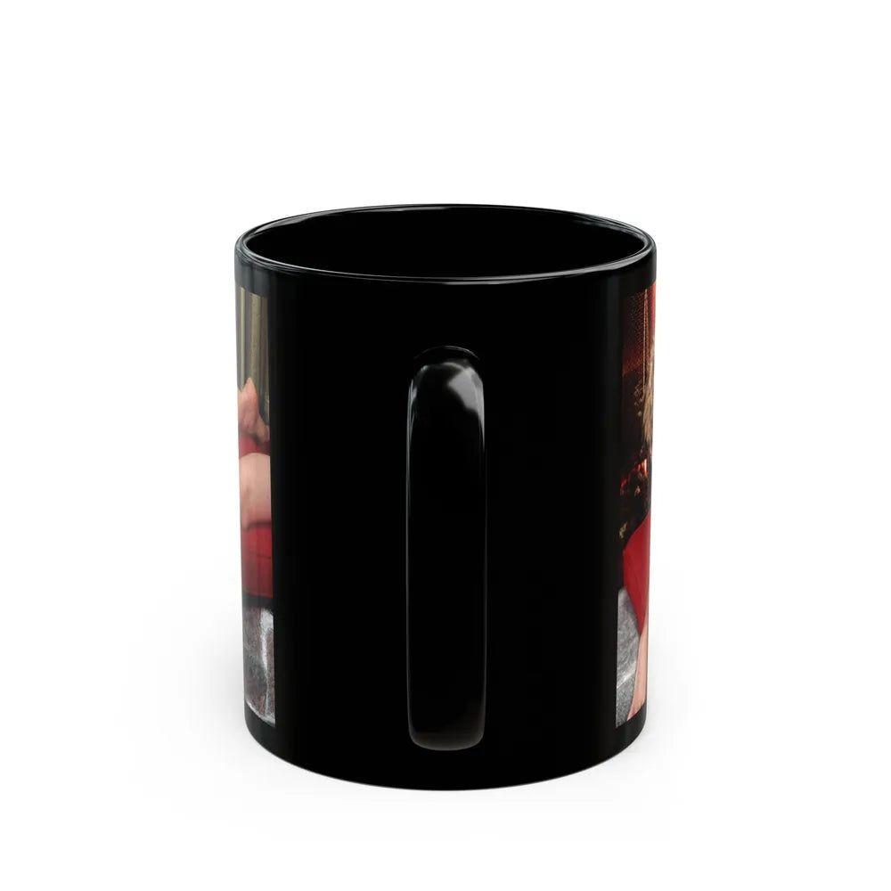 Stella Stevens #210 (Vintage Female Icon) Black Coffee Mug-Go Mug Yourself