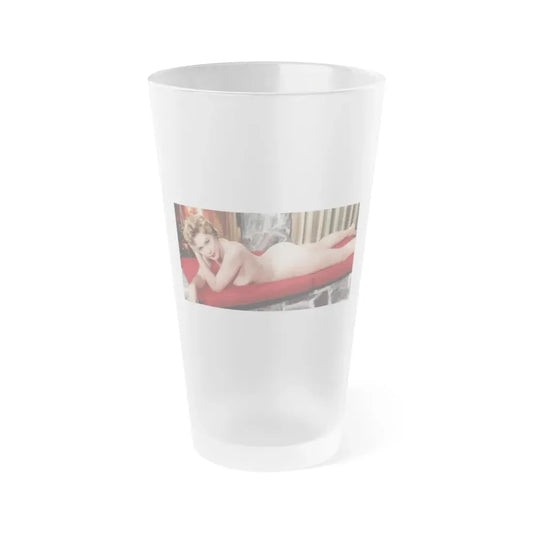 Stella Stevens #210 (Vintage Female Icon) Frosted Pint Glass 16oz 16oz Frosted - Go Mug Yourself