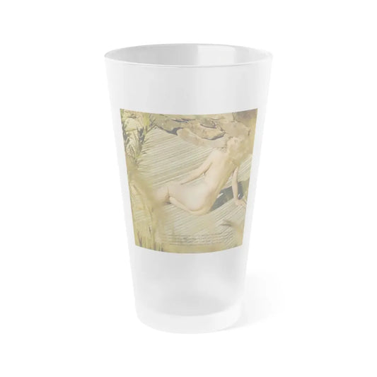 Stella Stevens #212 (Vintage Female Icon) Frosted Pint Glass 16oz 16oz Frosted - Go Mug Yourself