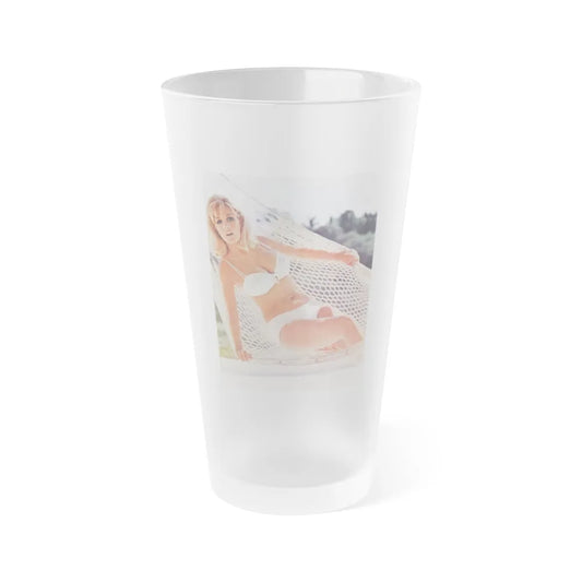 Stella Stevens #215 (Vintage Female Icon) Frosted Pint Glass 16oz-16oz-Frosted-Go Mug Yourself