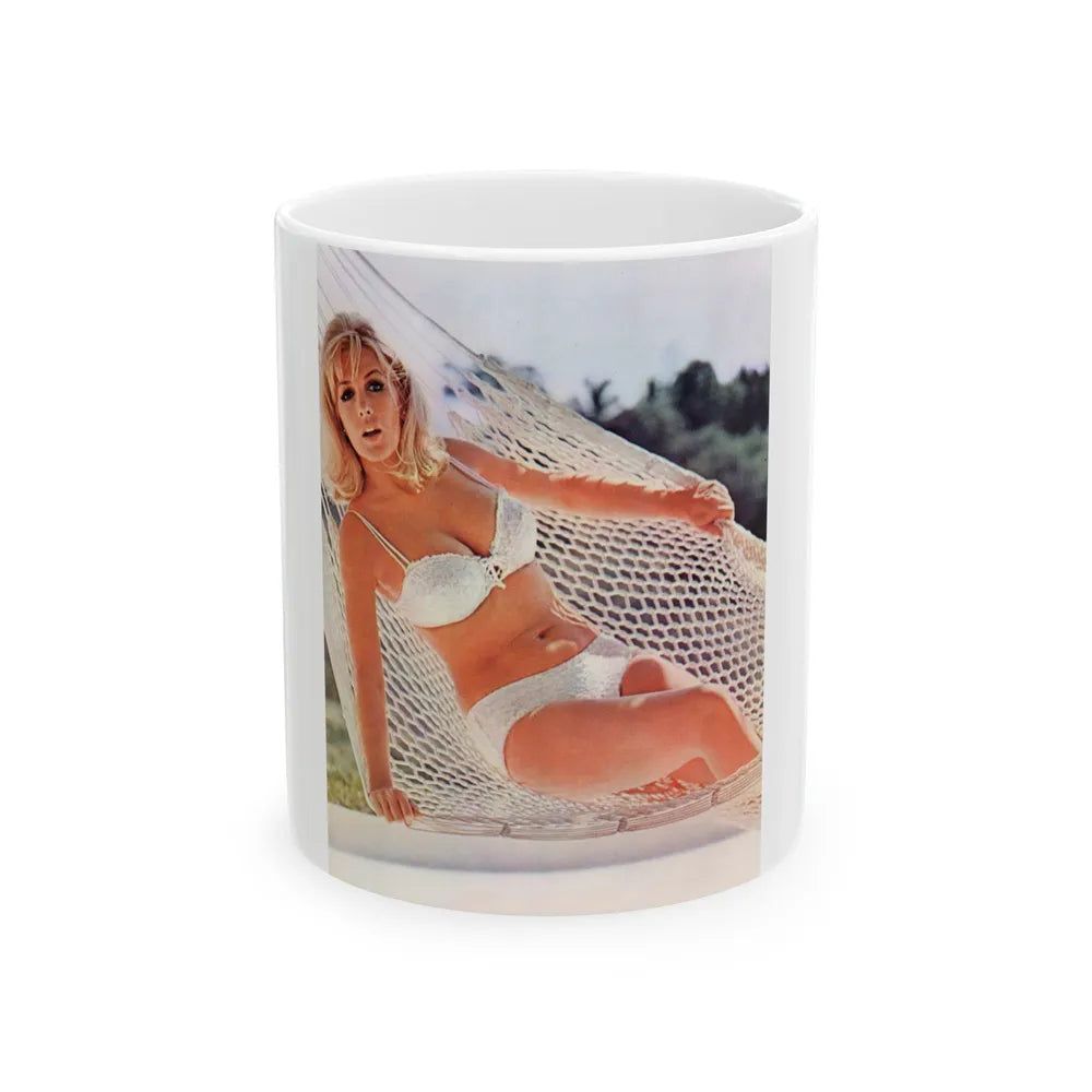 Stella Stevens #215 (Vintage Female Icon) White Coffee Mug-11oz-Go Mug Yourself