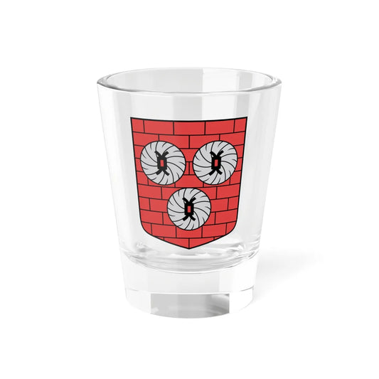 Stelpes pagasta ģerbonis (Latvia) (Coat of Arms) Shot Glass 1.5oz 1.5oz - Go Mug Yourself