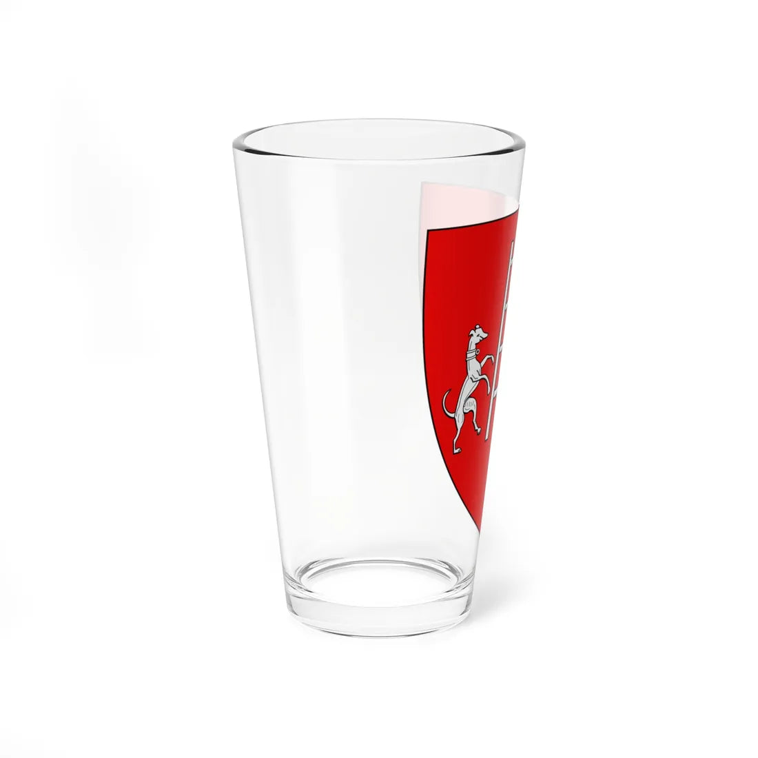 Stemma della Scala con cani (Italy) (Coat of Arms) Pint Glass 16oz - Go Mug Yourself