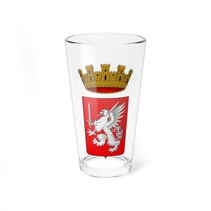 Stemma di Grosseto (Italy) (Coat of Arms) Pint Glass 16oz 16oz - Go Mug Yourself