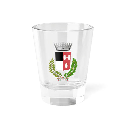 Stemma di Vigarano Mainarda (Italy) (Coat of Arms) Shot Glass 1.5oz 1.5oz - Go Mug Yourself