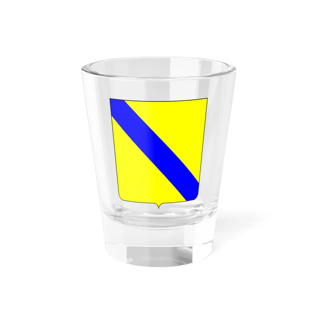 Stemma famiglia it Pasquale Pascale Pascalis Cuneo Piemonte (Italy) (Coat of Arms) Shot Glass 1.5oz 1.5oz - Go Mug Yourself
