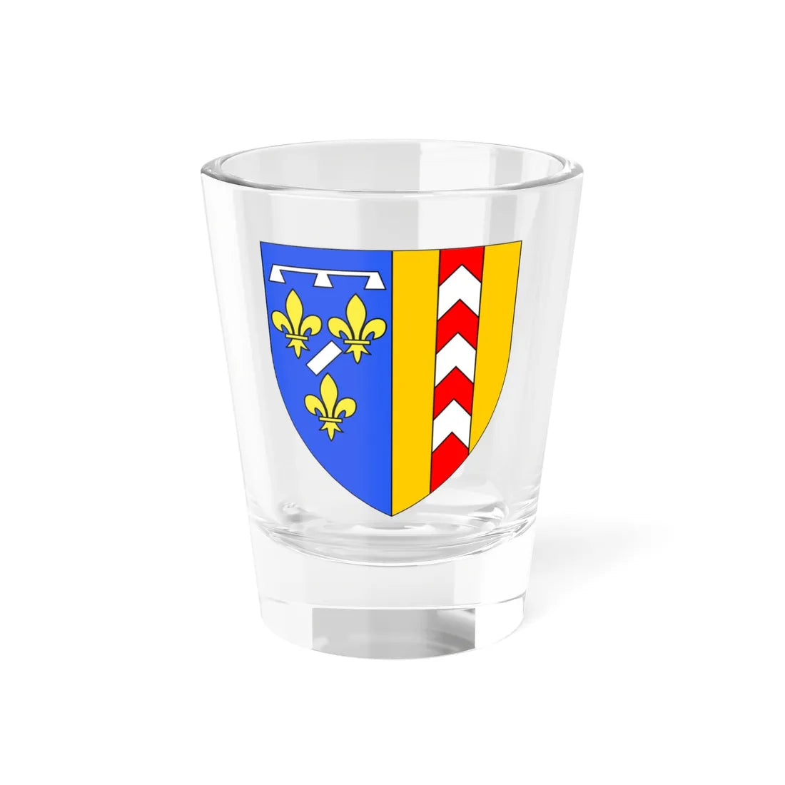 Stemma Orléans-Longueville (Switzerland) (Coat of Arms) Shot Glass 1.5oz 1.5oz - Go Mug Yourself