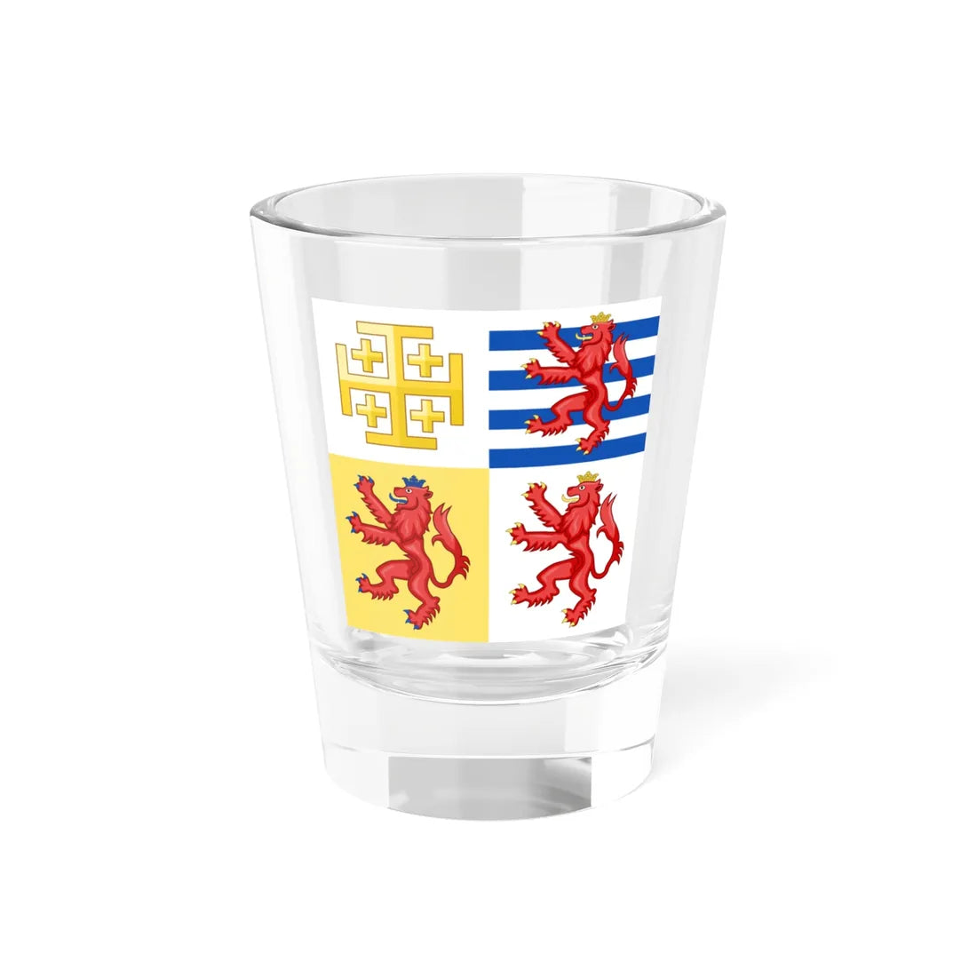 Stemma reale di Giano di Cipro (Cyprus) Shot Glass 1.5oz 1.5oz - Go Mug Yourself