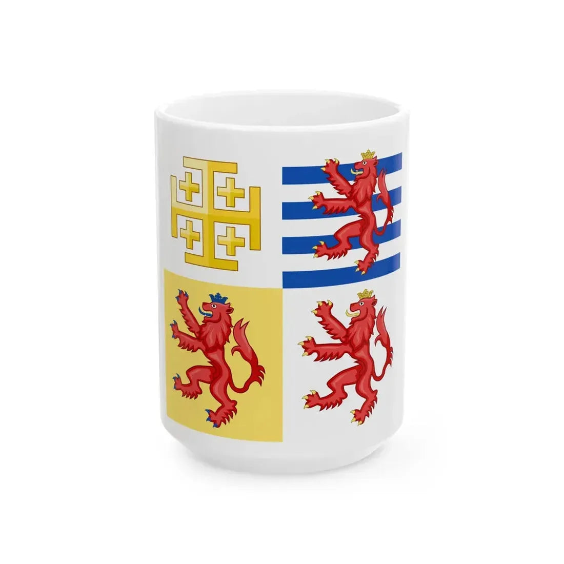 Stemma reale di Giano di Cipro (Cyprus) White Coffee Mug 15oz - Go Mug Yourself