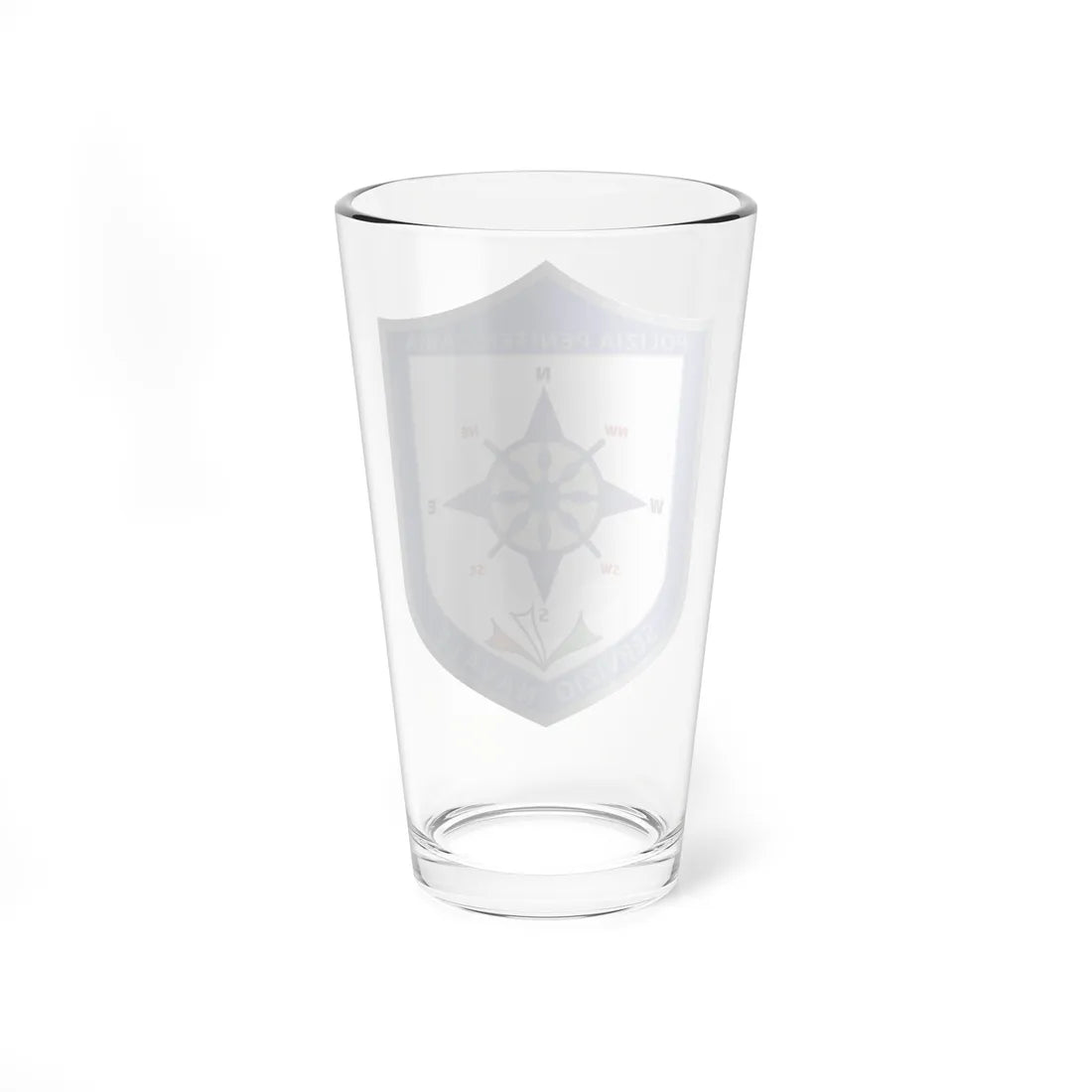 Stemma Servizio Navale Polizia Penitenziaria (Italy) (Coat of Arms) Pint Glass 16oz - Go Mug Yourself