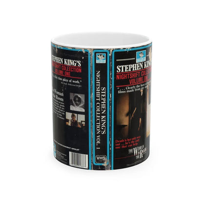 STEPHEN KINGS NIGHTSHIFT COLLECTION VOLUME ONE (VHS COVER) - White Coffee Mug-11oz-Go Mug Yourself