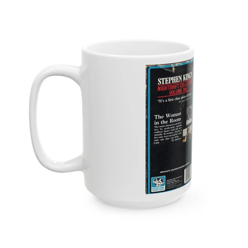 STEPHEN KINGS NIGHTSHIFT COLLECTION VOLUME ONE (VHS COVER) - White Coffee Mug-Go Mug Yourself