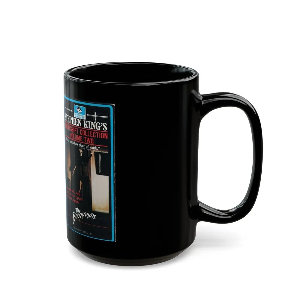 STEPHEN KINGS NIGHTSHIFT COLLECTION VOLUME TWO (VHS COVER) - Black Coffee Mug-Go Mug Yourself