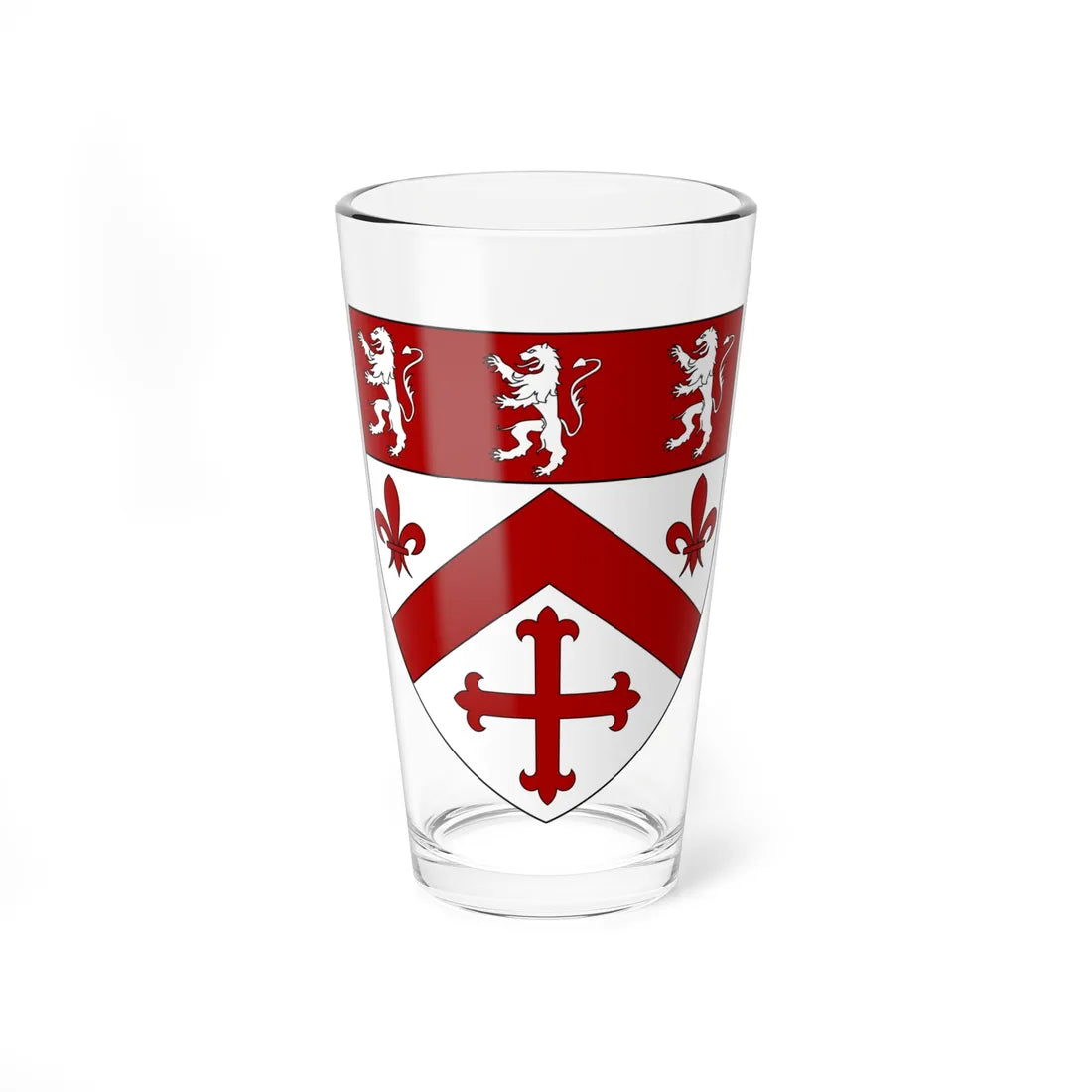 Stephenson College Durham (England) (Coat of Arms) Pint Glass 16oz 16oz - Go Mug Yourself